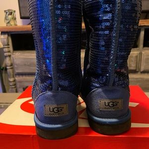 💙Ugg blue sequin boots💙